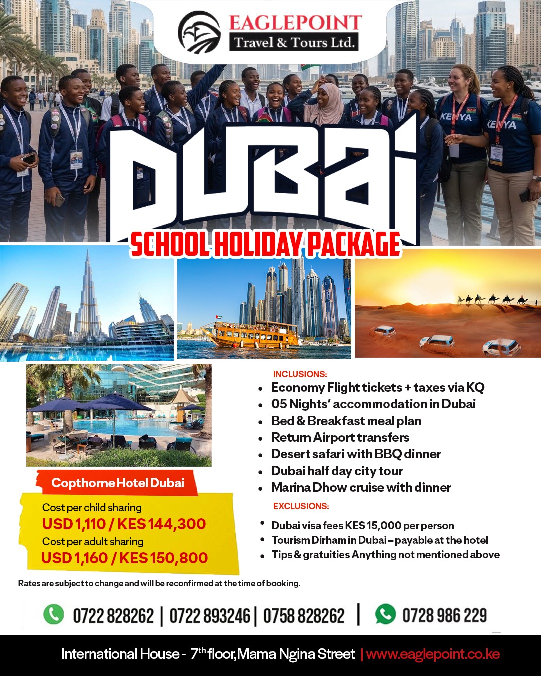 DUBAI SCHOOL HOLIDAY PACKAGE
